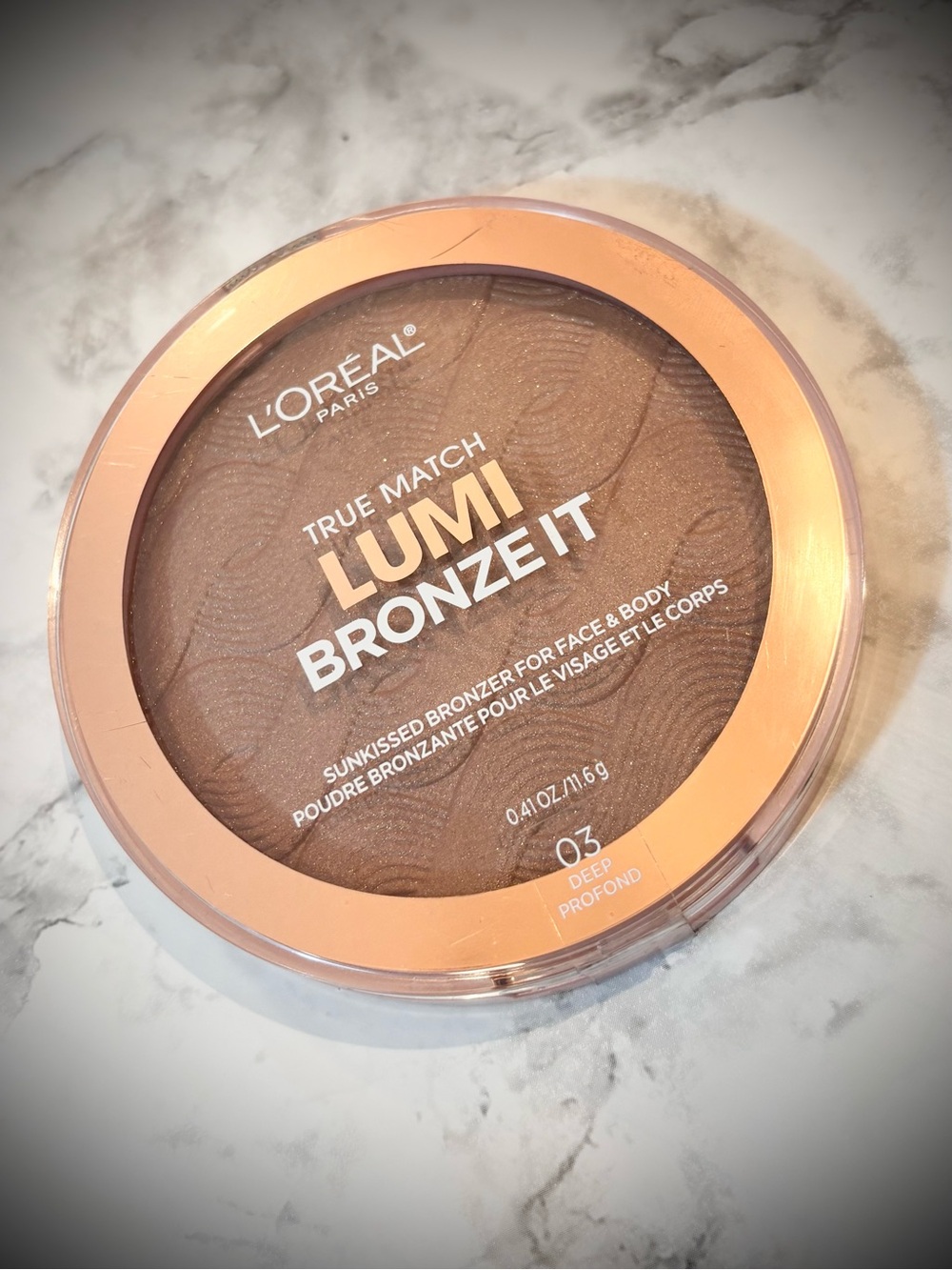 L'Oréal True Match Lumi Bronze It Bronzer - Deep (03) - Warm Brown Glow